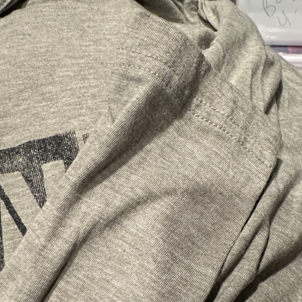 Gray Graphic Broadway RENT Long sleeve Tee Shirt Large - Picture 4 of 4